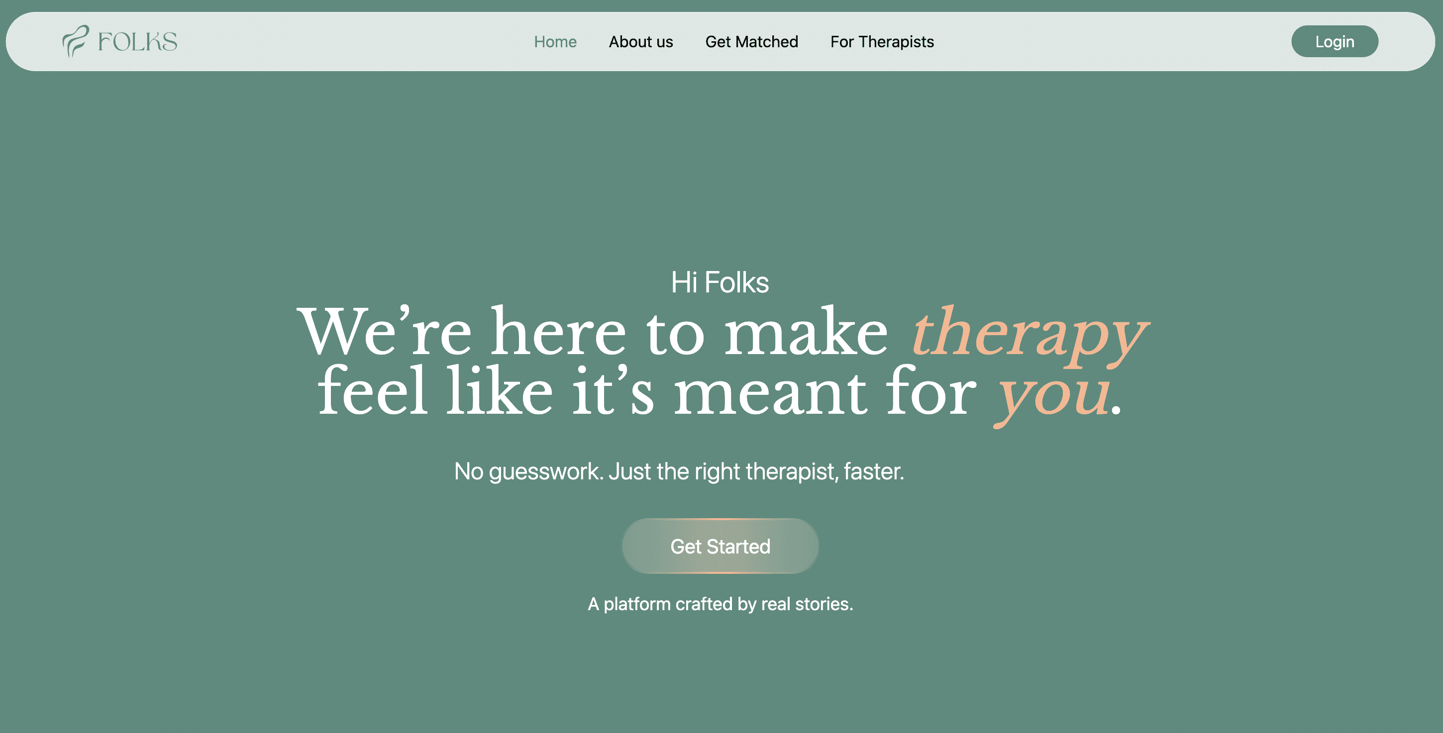 Folks — Therapy Platform